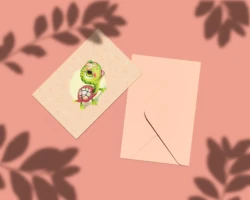 Turtle - Greeting Card