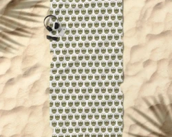 Green Bloom - Beach Towel