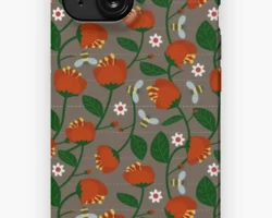 Red Flowers - iPhone Case
