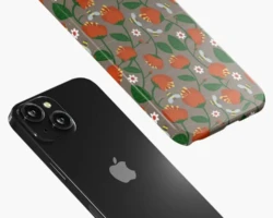 Red Flowers - iPhone Case