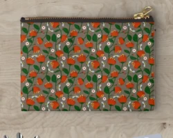 Red Flowers - Carry All Pouch