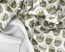 Green Bloom - Fabric Design